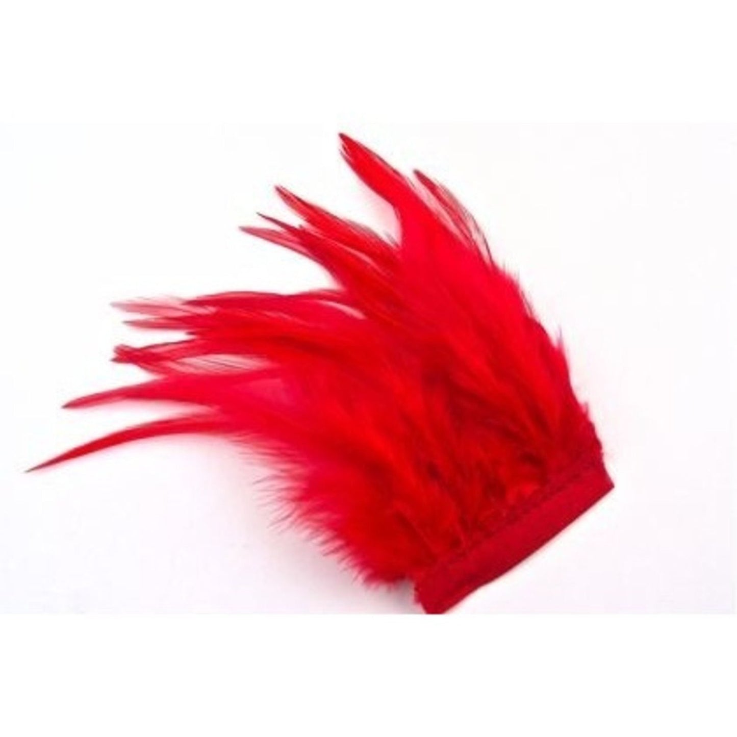 Feather - Hackle Red Plain 5cm