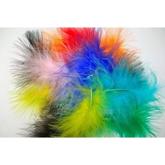 Feather - Marabou Assorted - 20 Pk