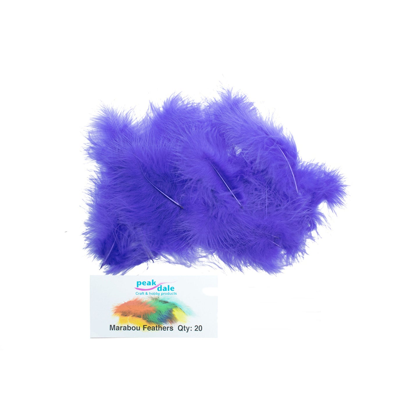 Feather - Marabou Purple - 20 Pk