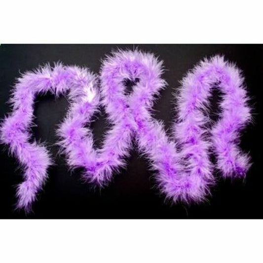 Feather - Marabou Trim - Lilac 2mt