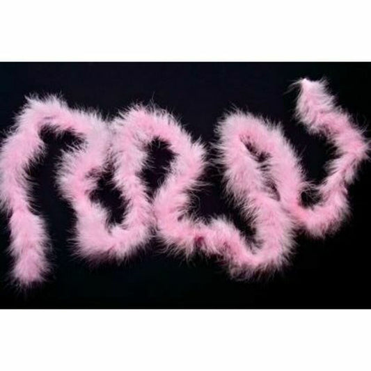 Feather - Marabou Trim - Pink 2mt