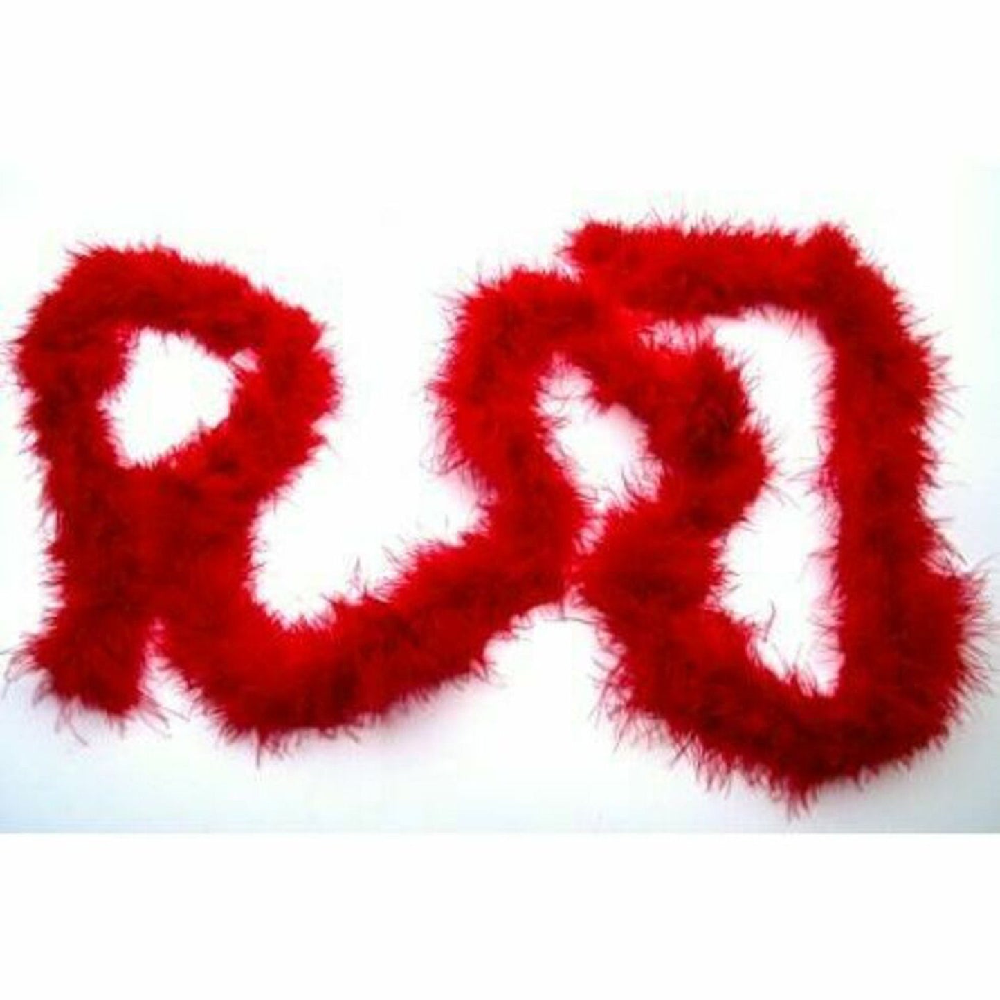 Feather - Marabou Trim - Red 2mt