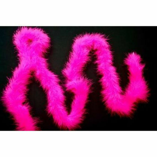 Feather - Marabou Trim - Shocking Pink 2mt