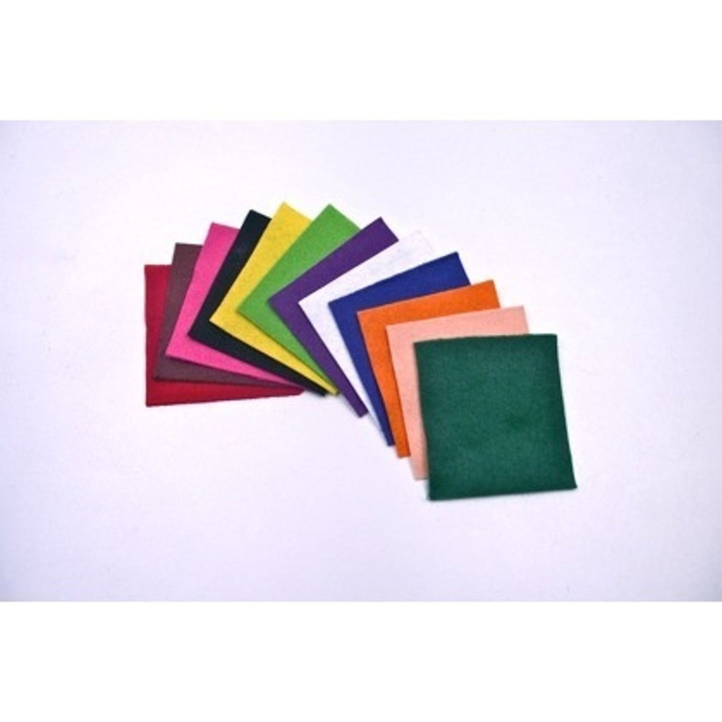 Felt Squares - 7.5cm x 7.5cm - 12 Pk