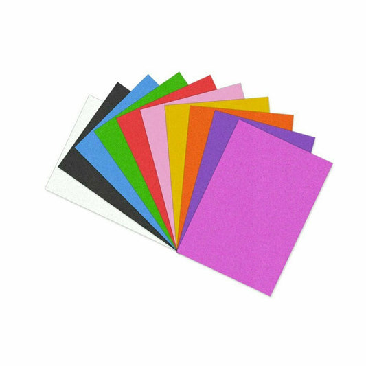 Funky Foam A4 Assorted - 10 Pk