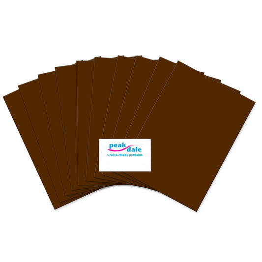 Funky Foam A4 Brown - 10 Pk