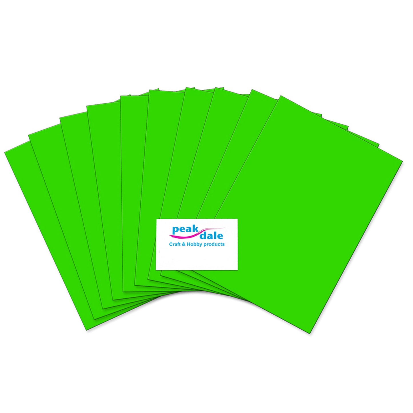 Funky Foam A4 Light Green - 10 Pk