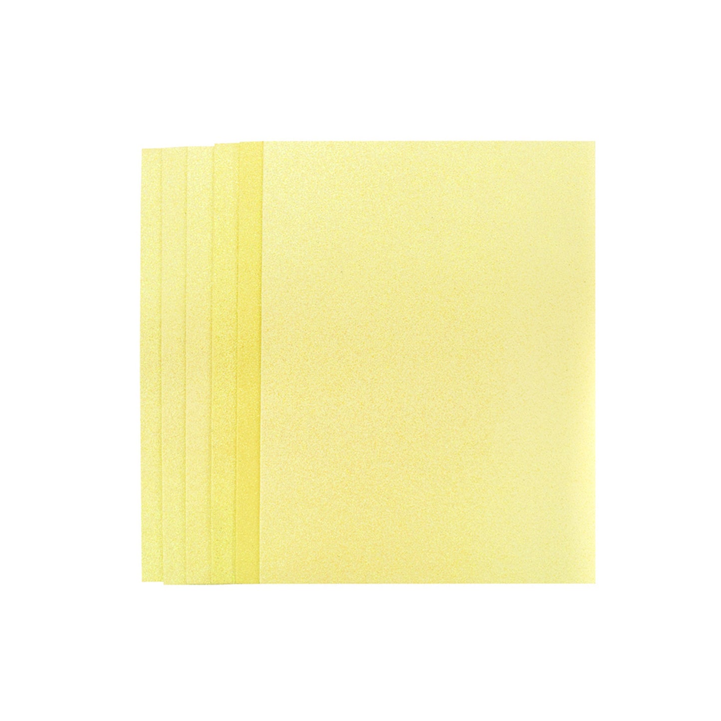 Funky Glitter Foam - YELLOW A4 - 6 Pk