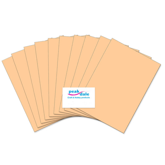 Funky Foam A4 Peach - 10 Pk