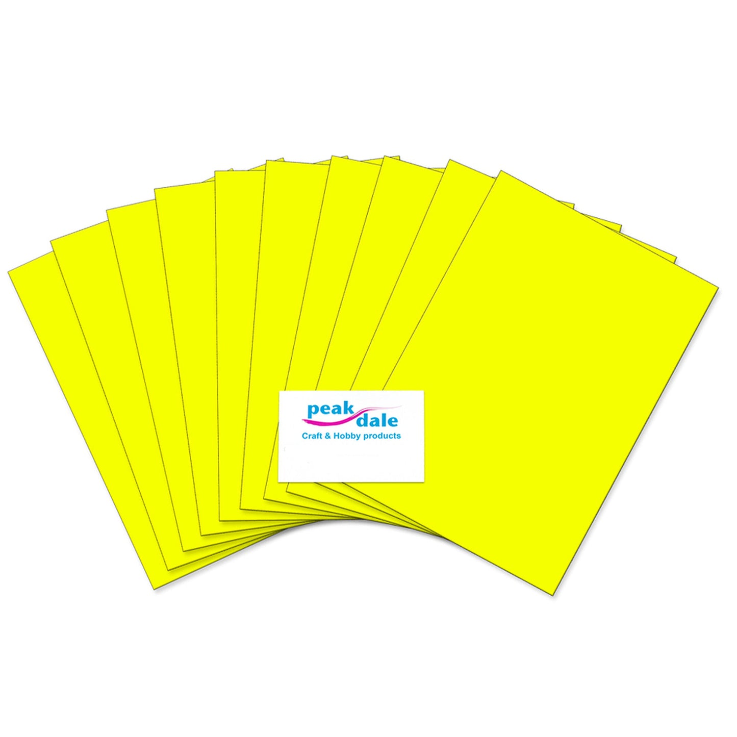 Funky Foam A4 Yellow - 10 Pk