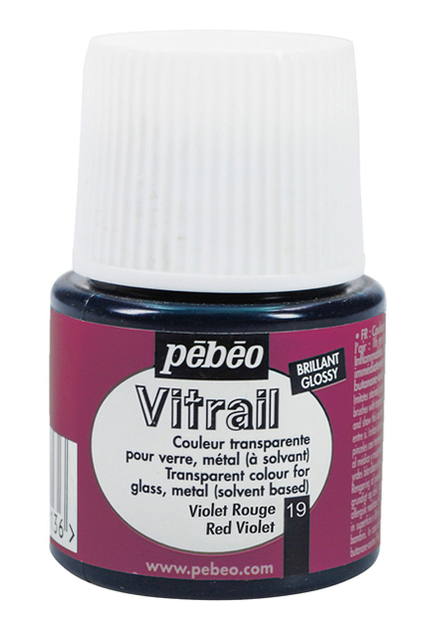 Glass Paint - Vitrail - RED / VIOLET