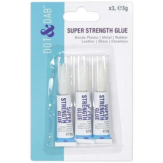 Super Glue - Dot & Dab 3g - 3 Pk