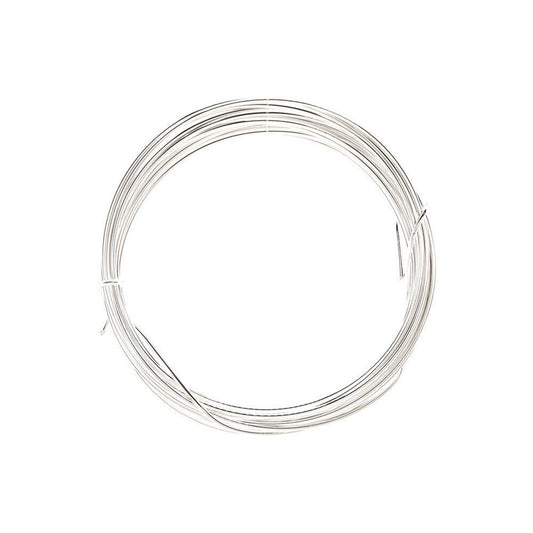 Jewellery Wire - Silver Plated - 1.0mm x 4mt