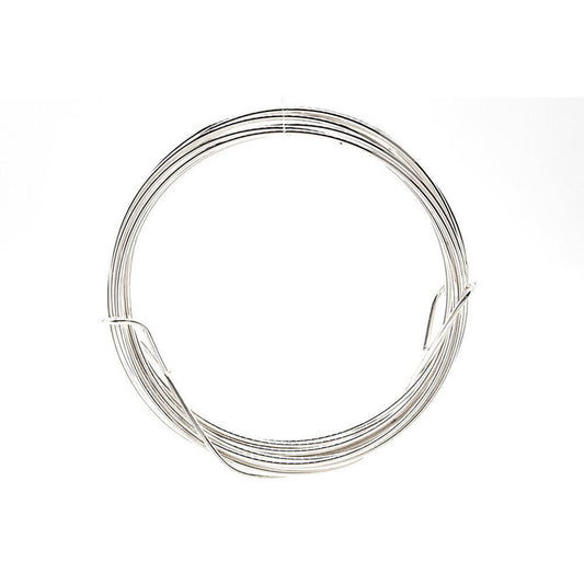 Jewellery Wire - Silver Plated - 1.2mm x 3mt