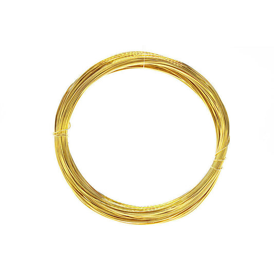 Jewellery Wire - Gold Plated - 0.2mm x 10mt