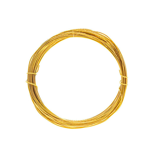 Jewellery Wire - Gold Plated - 0.4mm x 7mt