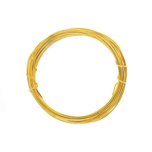 Jewellery Wire - Gold Plated - 0.8mm x 3mt