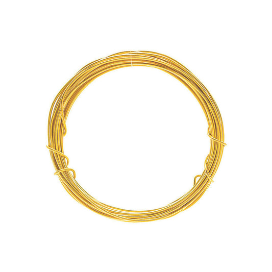 Jewellery Wire - Gold Plated - 1.0mm x 2mt