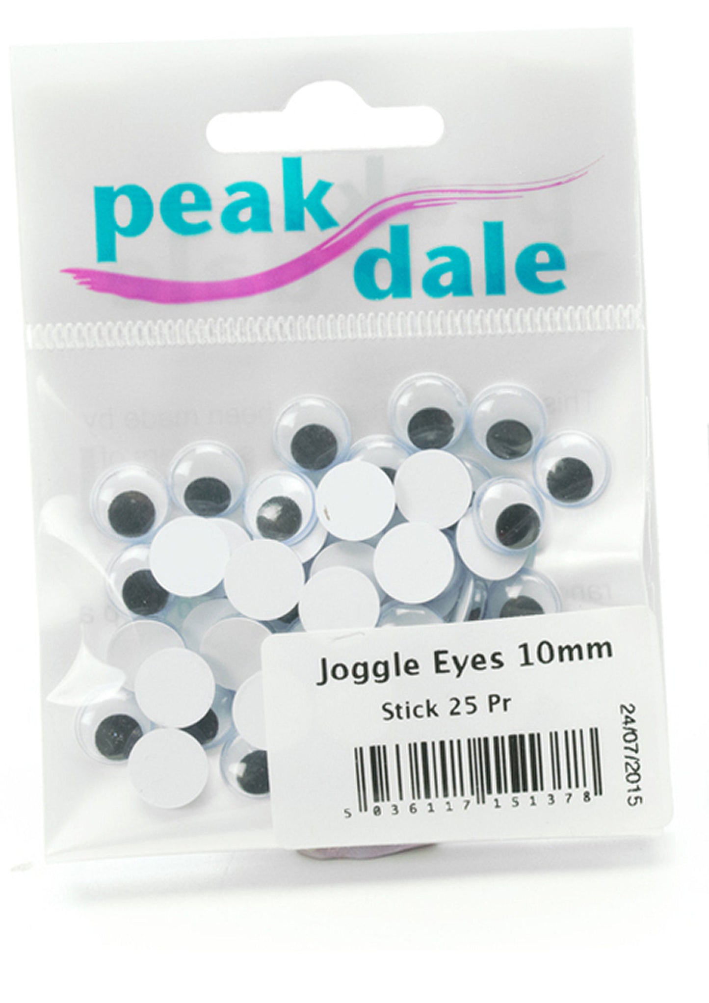 Joggle Eyes - 4mm - Glue On - 25 Pr