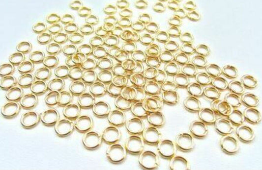 Jump Rings - Gilt - 5mm - 144 Pk