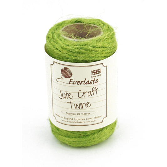 Jute Twine - Apple Green - 20 mt