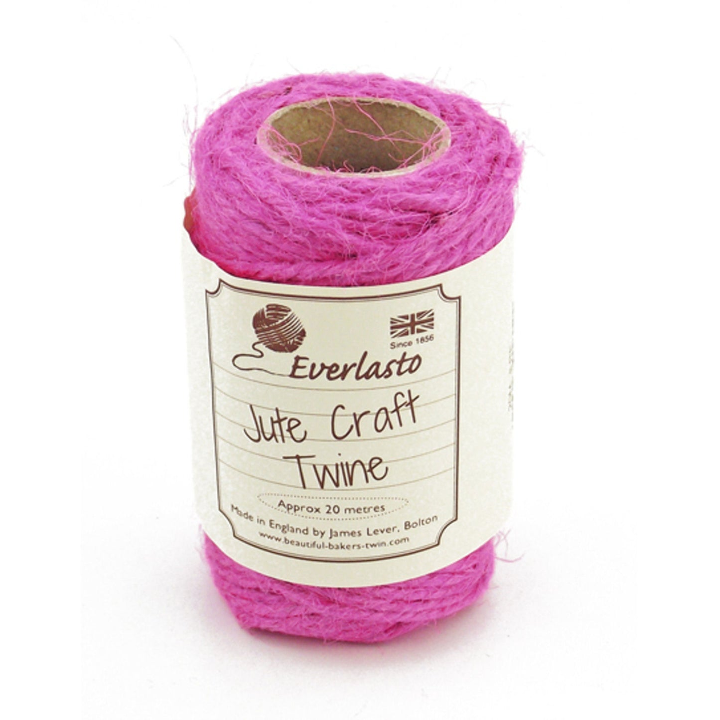 Jute Twine -  Hot Pink - 20 mt