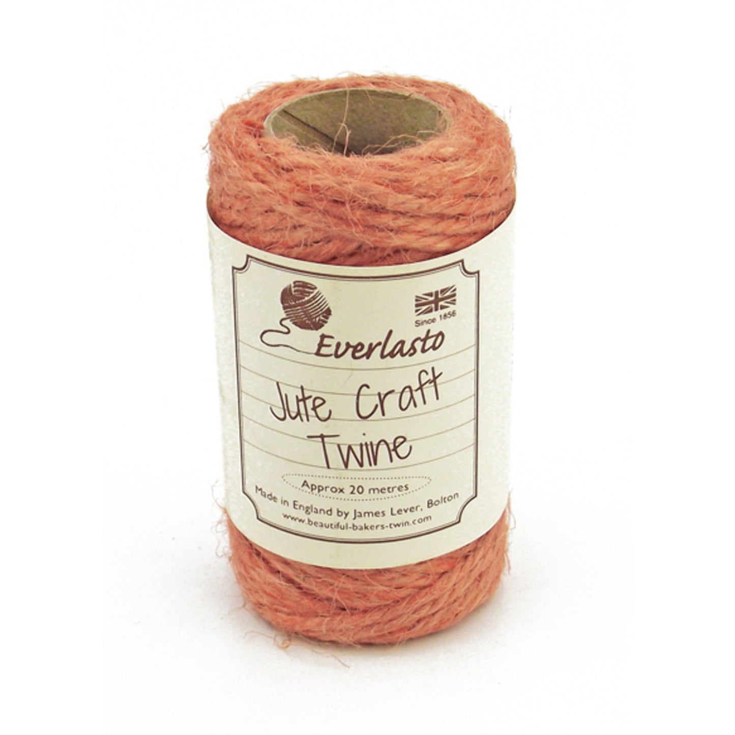 Jute Twine -  Pumpkin Orange - 20 mt