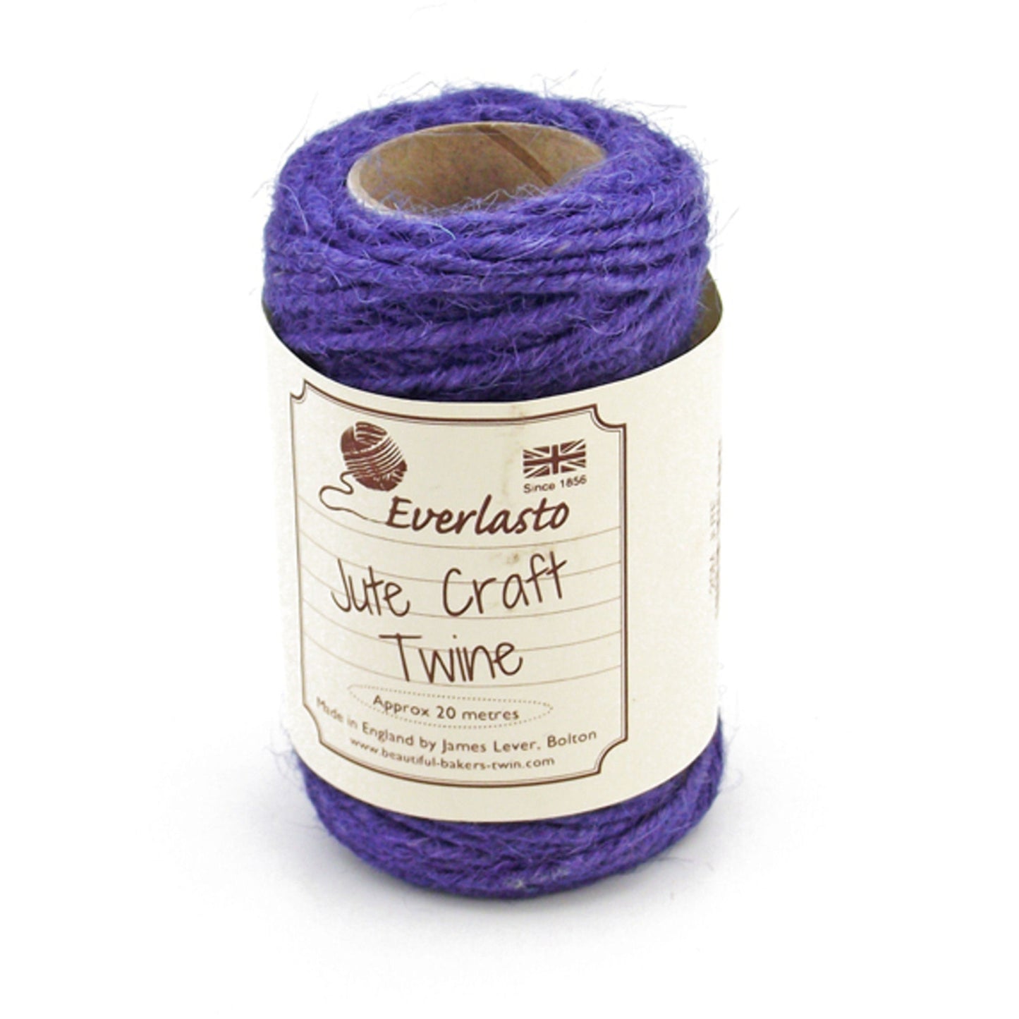 Jute Twine - Purple - 20 mt