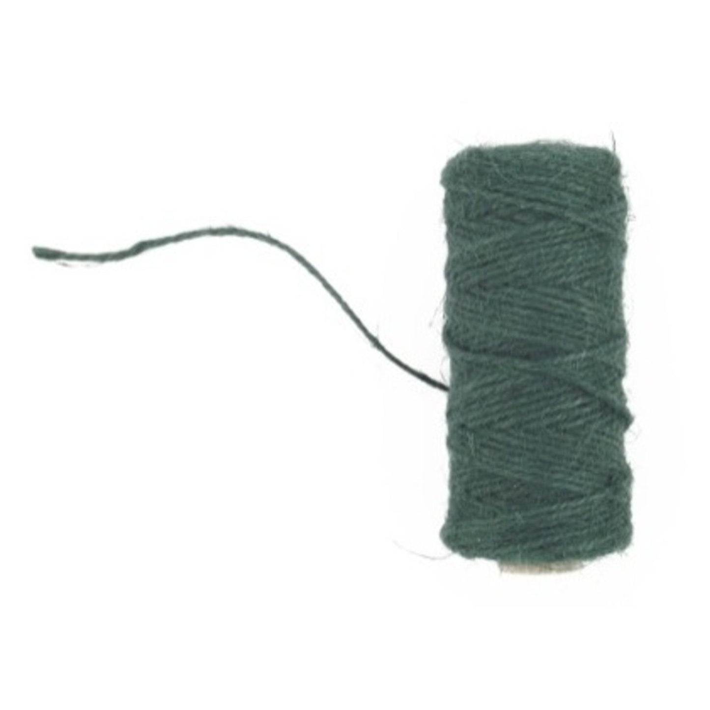 Jute Twine - GREEN Thin 4ply - 75mt