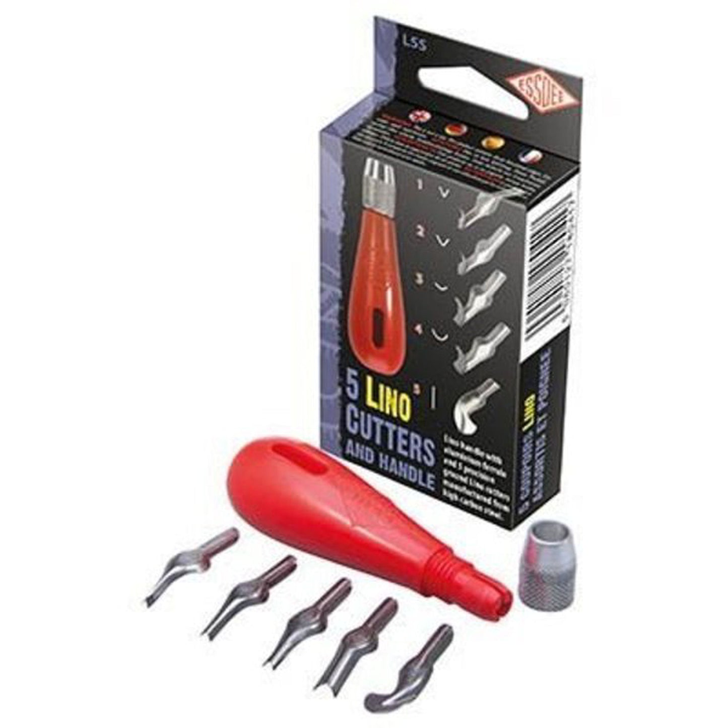 Lino Cutter Set - Handle & 5 Blades