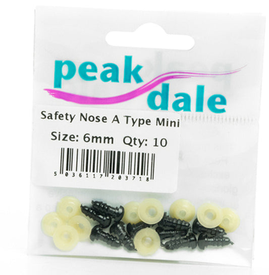 Safety Nose A Type Mini 6mm - 10 Pk