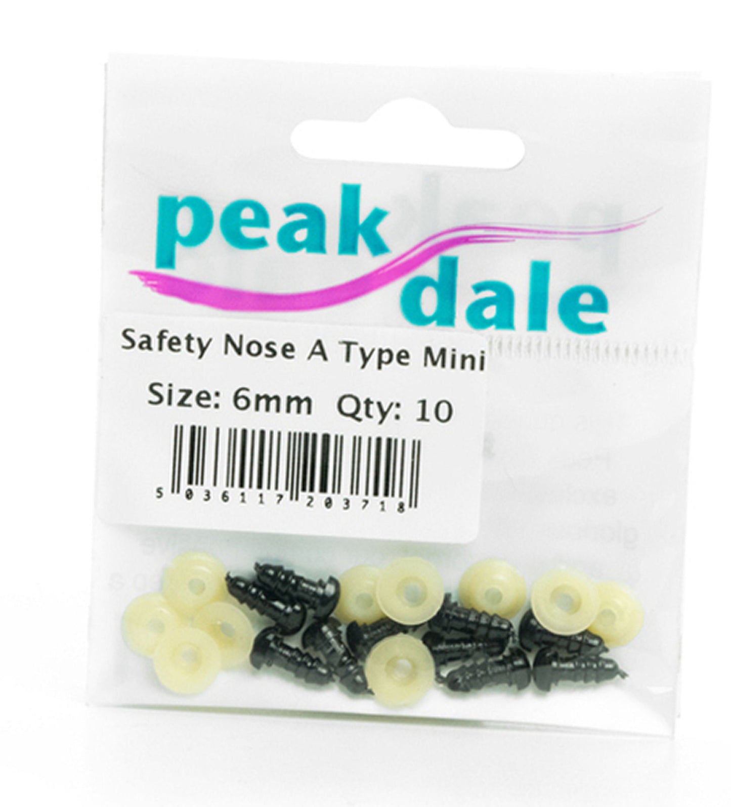 Safety Nose A Type Mini 6mm - 100 Pk