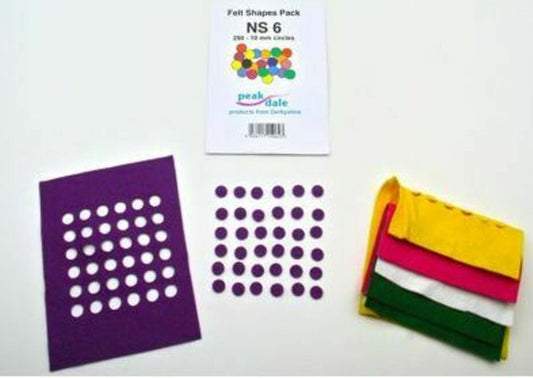 NS6 Felt Circle Pack 10mm