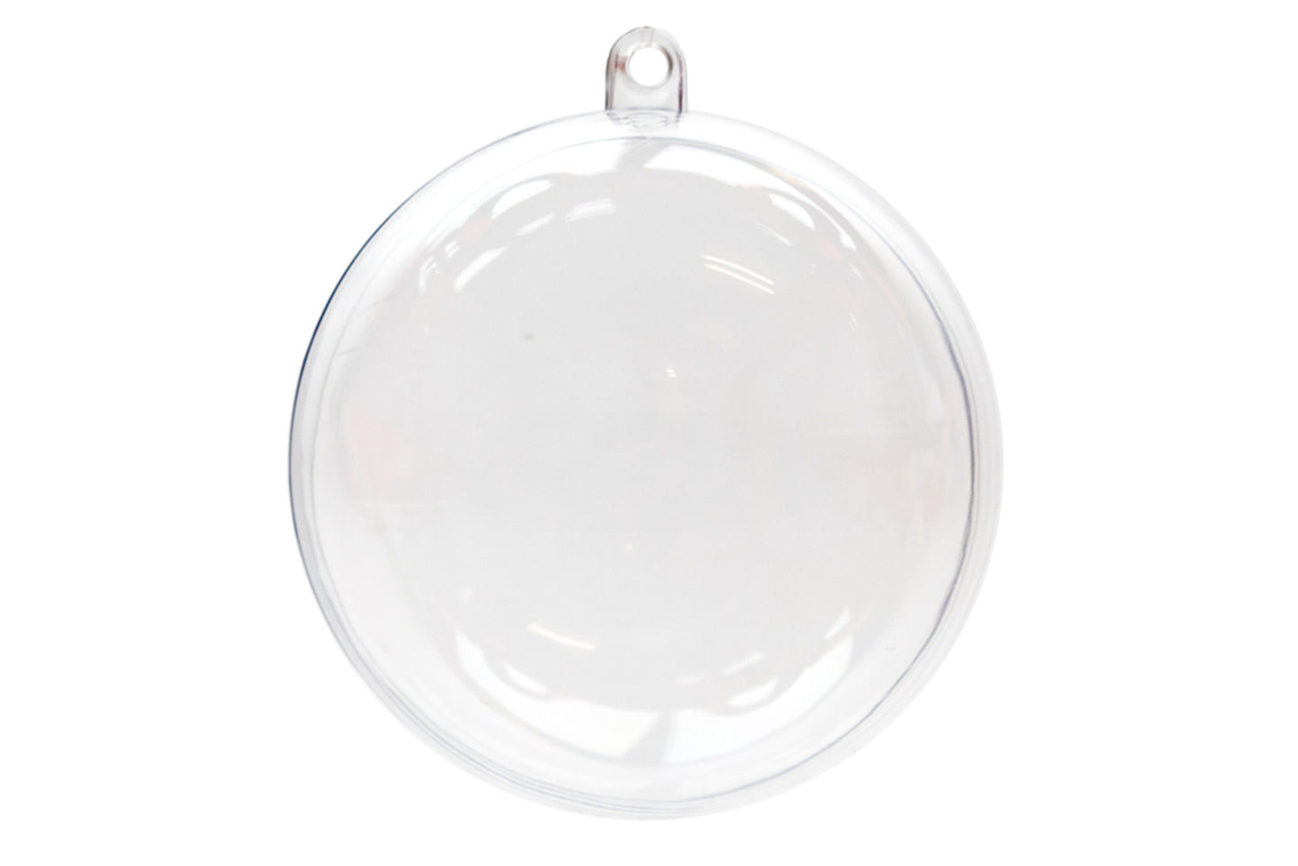 Plastic Ball Clear 70mm Pack of 5