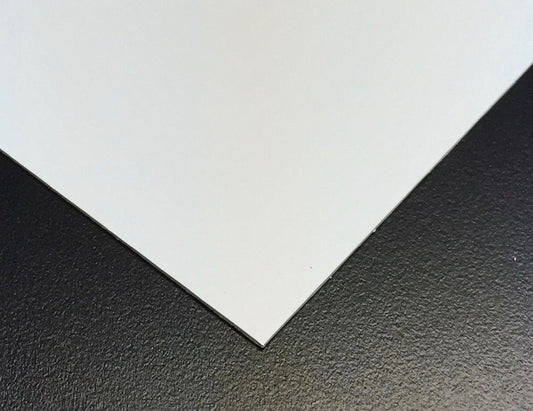 Plastic Card White 1mm 457 x 330mm Sheet