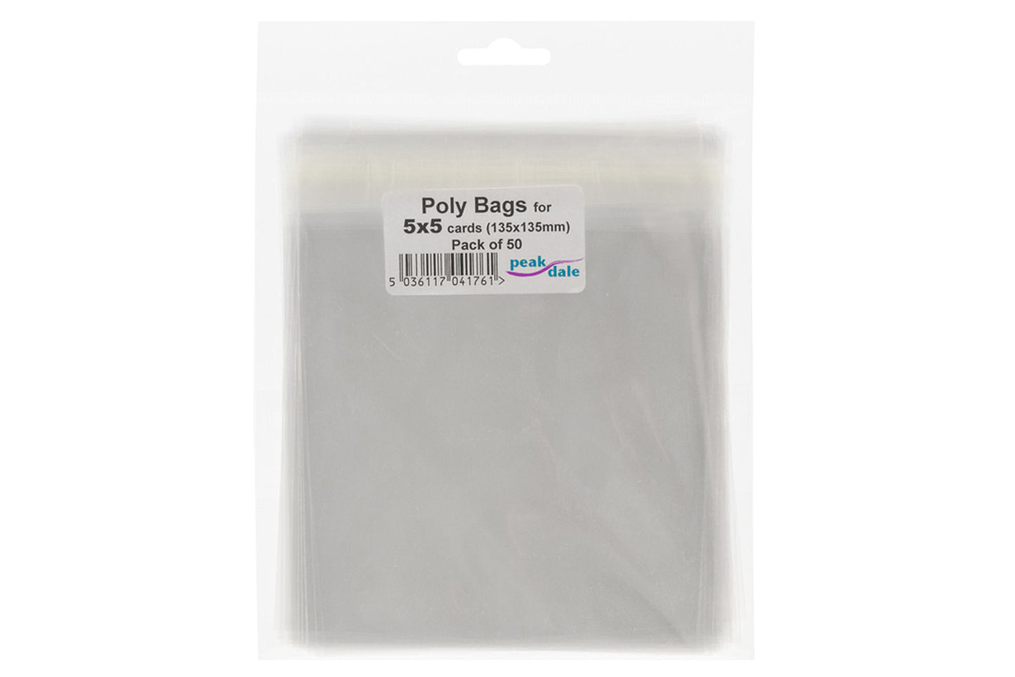 Poly Bag fit 5x5 Square 50 Pk