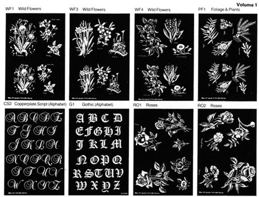 Swiss Glass Engraving Patterns Vol 1 (8) PP1