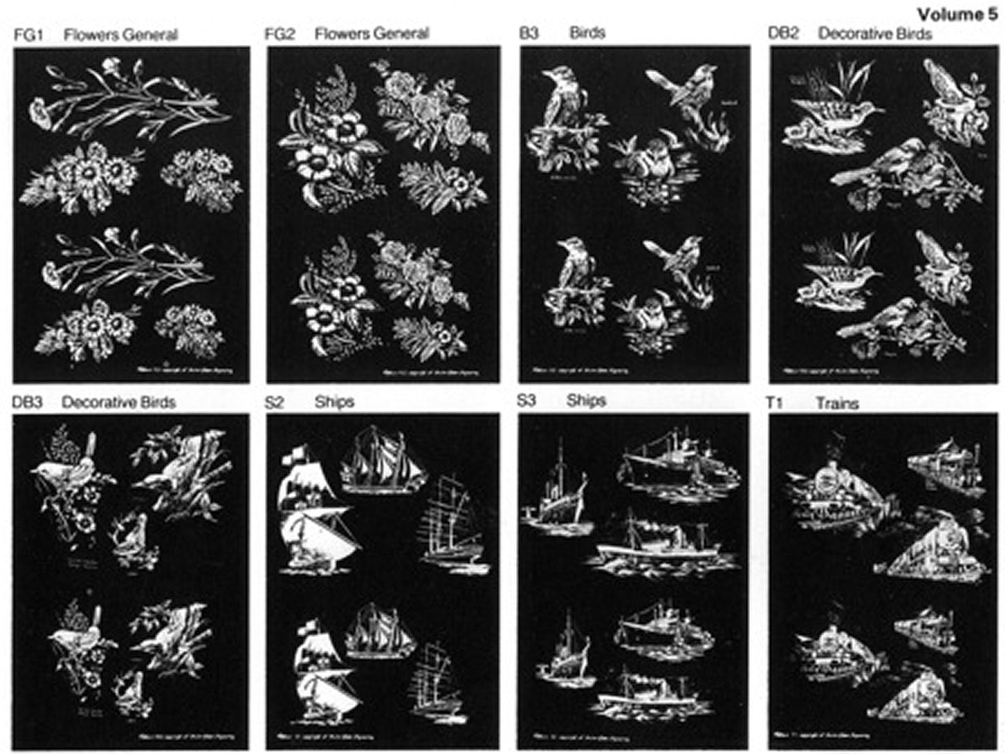 Swiss Glass Engraving Patterns Vol 5 (8) PP5