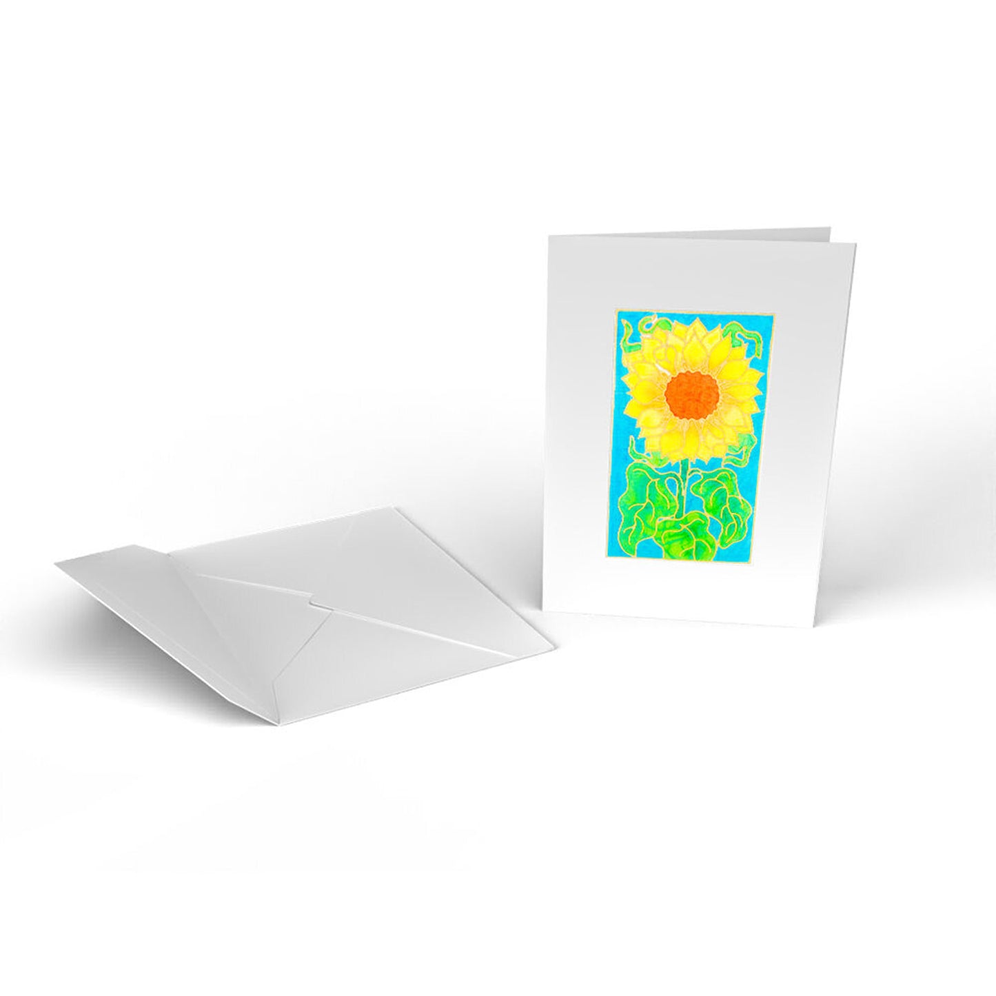 Silk Card Sunflower