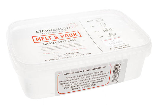 Soap Base Melt & Pour Clear 1kg Tub