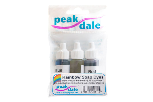 Soap Dye Rainbow Pack (Primary colours)