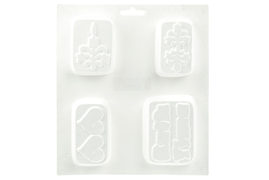 Soap Mould 4 Assorted Bars 322