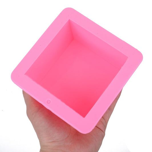 Soap Mould Silicone Square Block Pack of 10