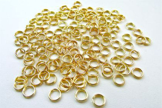 Split Rings 5mm Gilt (144)