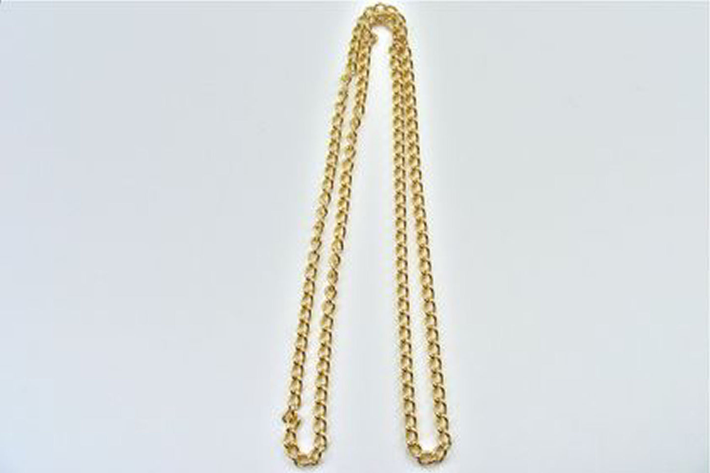 Steel Chain Gilt Approx 7mm Mt