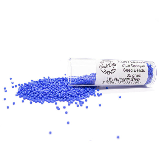 Beads T02-57 Lavender Blue Opaq Seed 35g