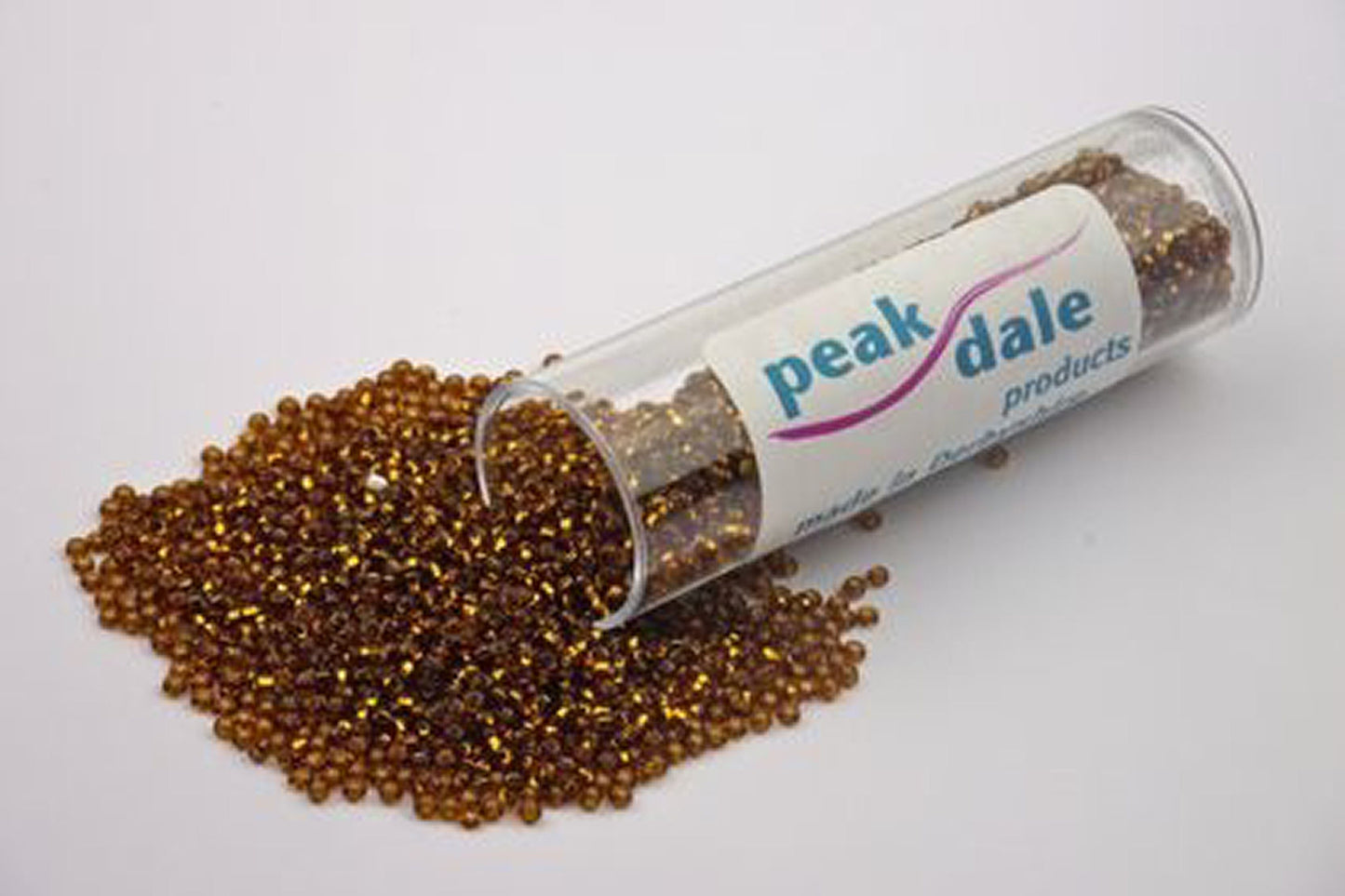 Beads T05-07 Brown Foil Glass Seed 35g