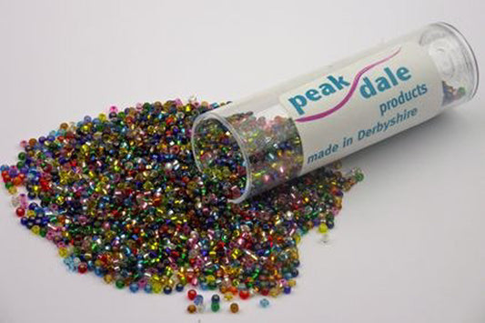 Beads T05-13 Assorted Foil Glass Seed 35g