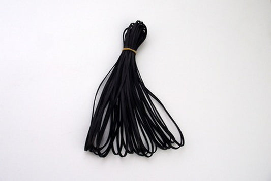 Leather Thonging 3mm BLACK 10mt