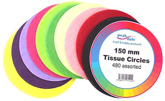 Tissue Circles 150mm (6 inch)